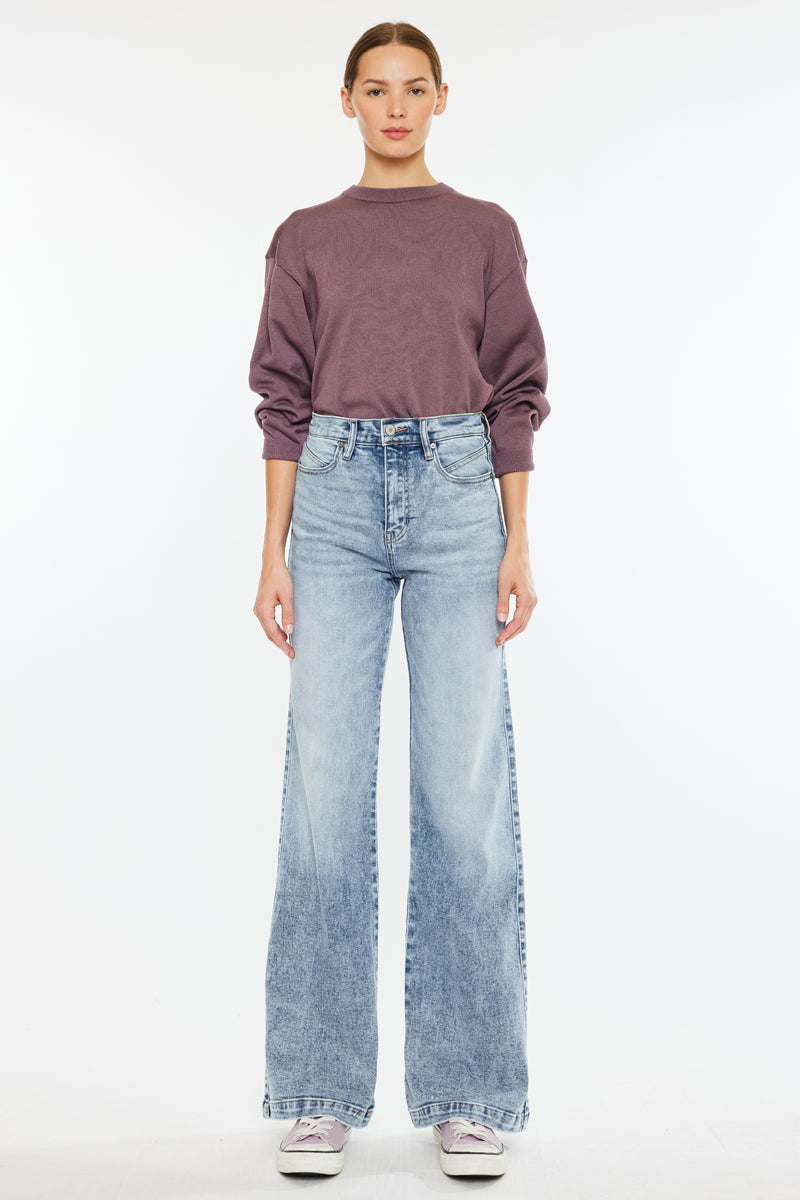 かんぬ Roxana Ultra High Rise 90's Flare Jeans – Kancan USA