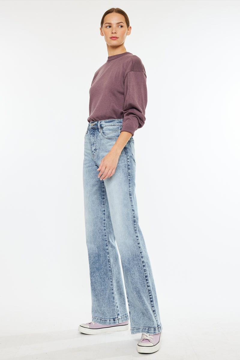 Roxana Ultra High Rise 90's Flare Jeans – Kancan USA