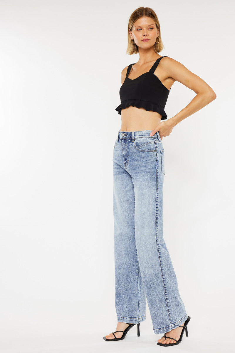 Roxana Ultra High Rise 90's Flare Jeans - Official Kancan USA