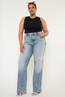  Allison Ultra High Rise 90's Flare Jeans (Plus Size) - Official Kancan USA