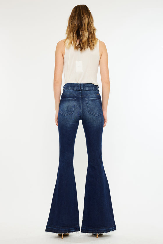 Cinthia Ultra High Rise Super Flare Jeans - Official Kancan USA