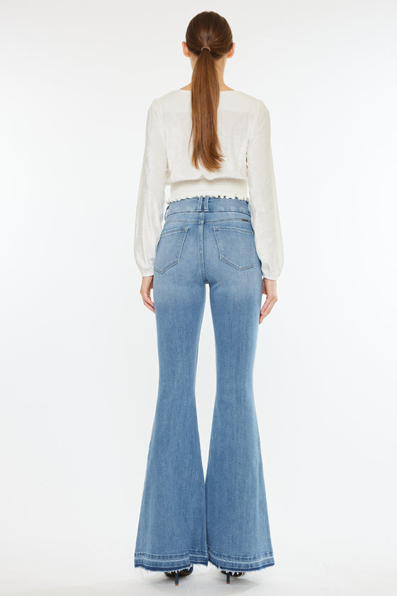 Cinthia Ultra High Rise Super Flare Jeans - Official Kancan USA