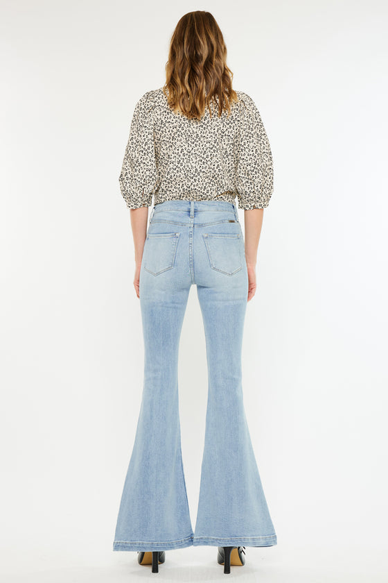 Amayah High Rise Super Flare Jeans - Official Kancan USA