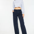Jainie High Rise Straight Jeans - Official Kancan USA