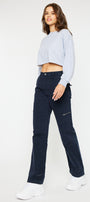 Jainie High Rise Straight Jeans - Official Kancan USA