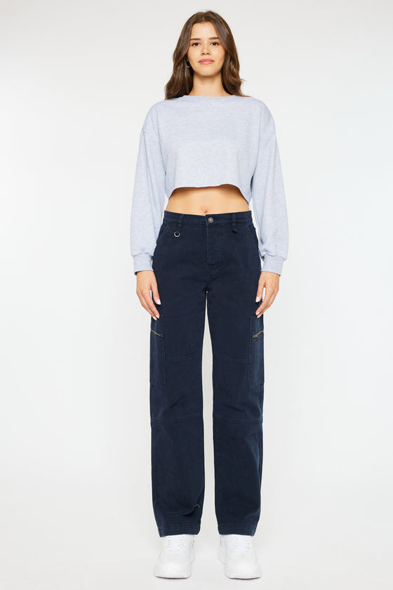 Jainie High Rise Straight Jeans - Official Kancan USA