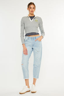 Sierra High Rise Straight Leg Jeans