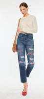 Elsa High Rise Mom Jeans - Official Kancan USA