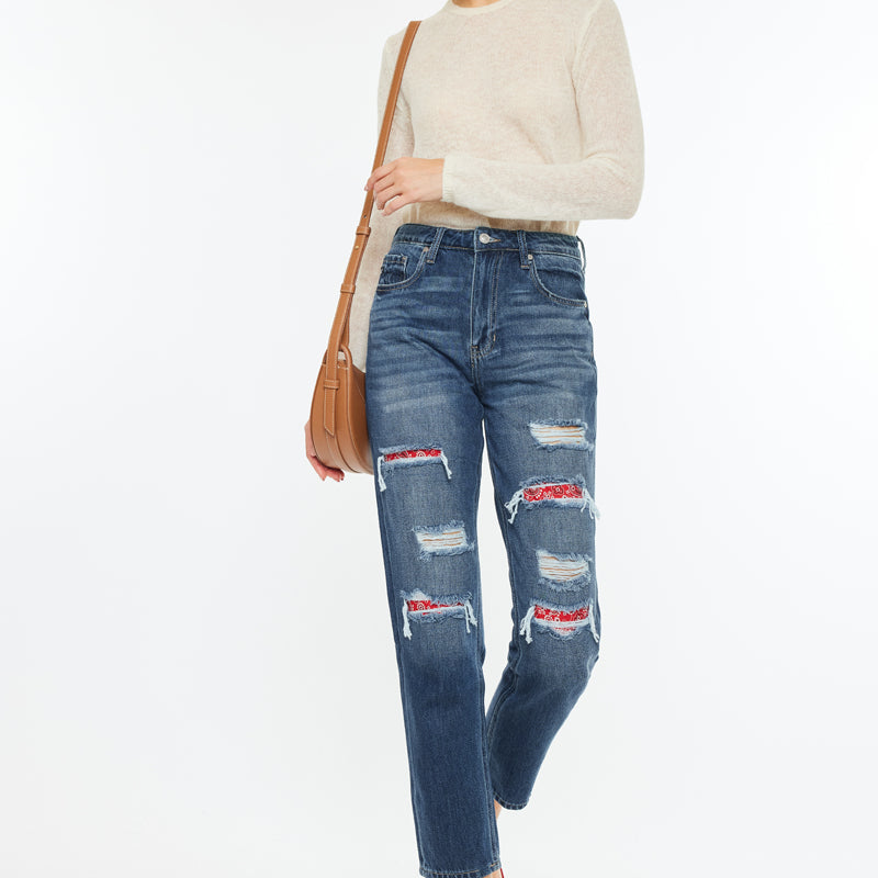 Elsa High Rise Mom Jeans - Official Kancan USA