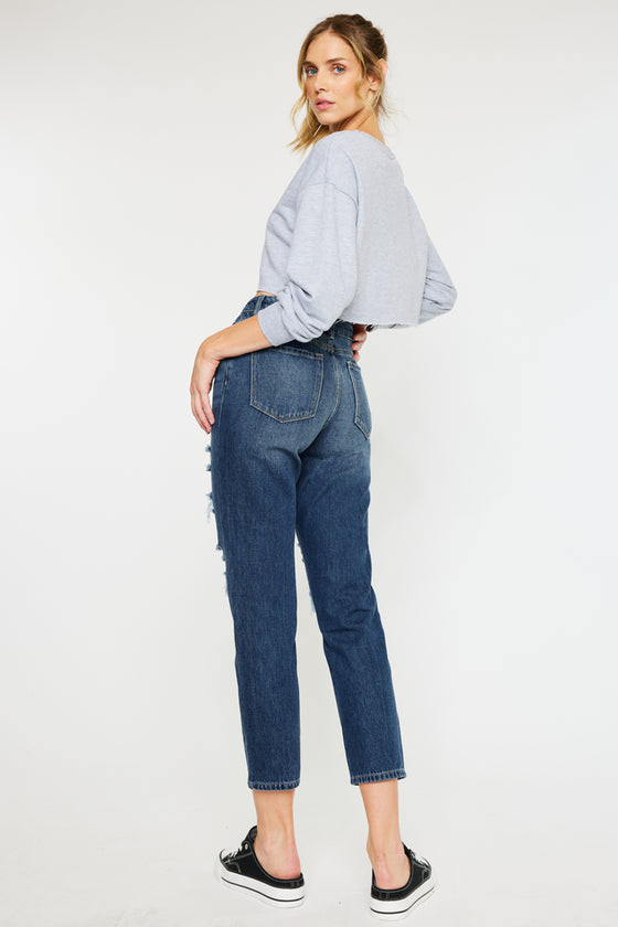 Elsa High Rise Mom Jeans - Official Kancan USA