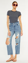 Sylvie Ultra High Rise 90's Boyfriend Jeans - Official Kancan USA