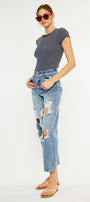 Sylvie Ultra High Rise 90's Boyfriend Jeans - Official Kancan USA