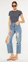 Sylvie Ultra High Rise 90's Boyfriend Jeans - Official Kancan USA