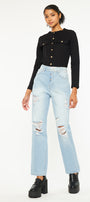 Paula 90's Straight Fit Leg Jeans - Official Kancan USA