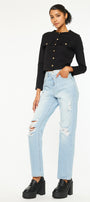 Paula 90's Straight Fit Leg Jeans - Official Kancan USA