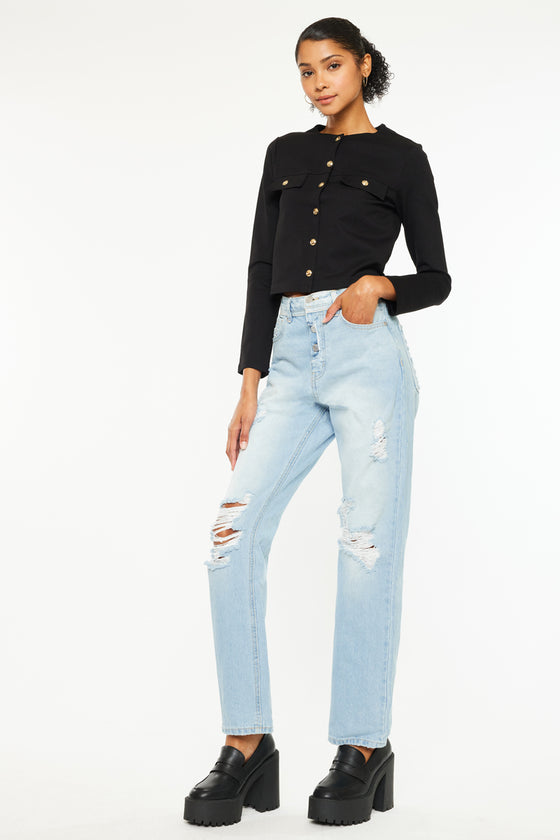 Paula 90's Straight Fit Leg Jeans - Official Kancan USA