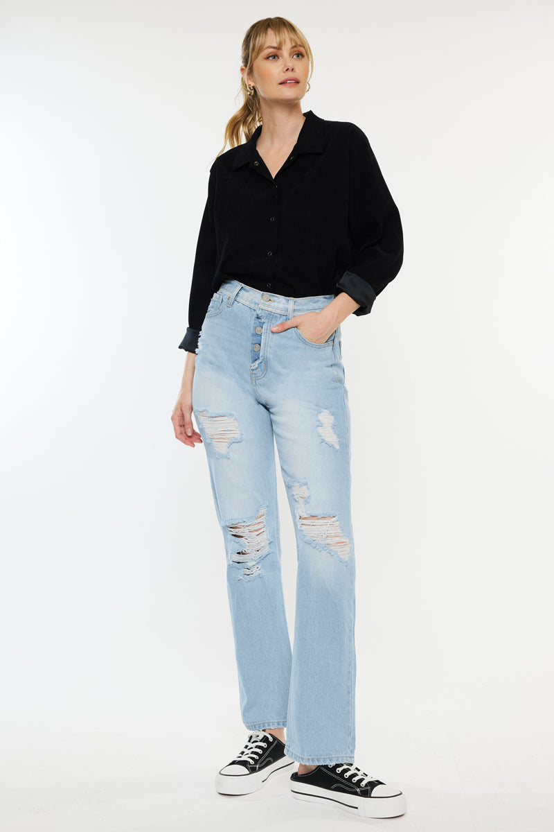Paula 90's Straight Fit Jeans - Official Kancan USA