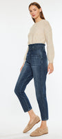 Thalia Ultra High Rise Belted Mom Jeans - Official Kancan USA