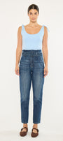 Thalia Ultra High Rise Belted Mom Jeans - Official Kancan USA