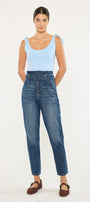 Thalia Ultra High Rise Belted Mom Jeans - Official Kancan USA