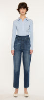 Thalia Ultra High Rise Belted Mom - Official Kancan USA