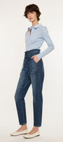 Thalia Ultra High Rise Belted Mom - Official Kancan USA