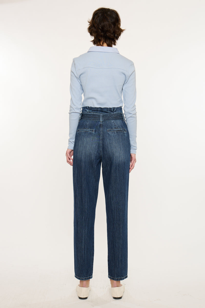 Thalia Ultra High Rise Belted Mom - Official Kancan USA