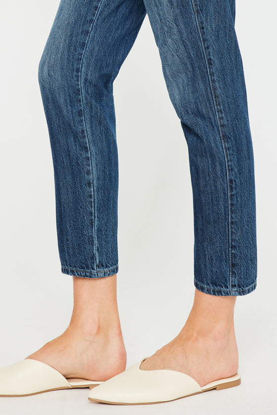 Thalia Ultra High Rise Belted Mom Jeans - Official Kancan USA