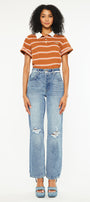 Laila High Rise 90's Straight Leg Jeans - Official Kancan USA