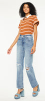 Laila High Rise 90's Straight Leg Jeans - Official Kancan USA