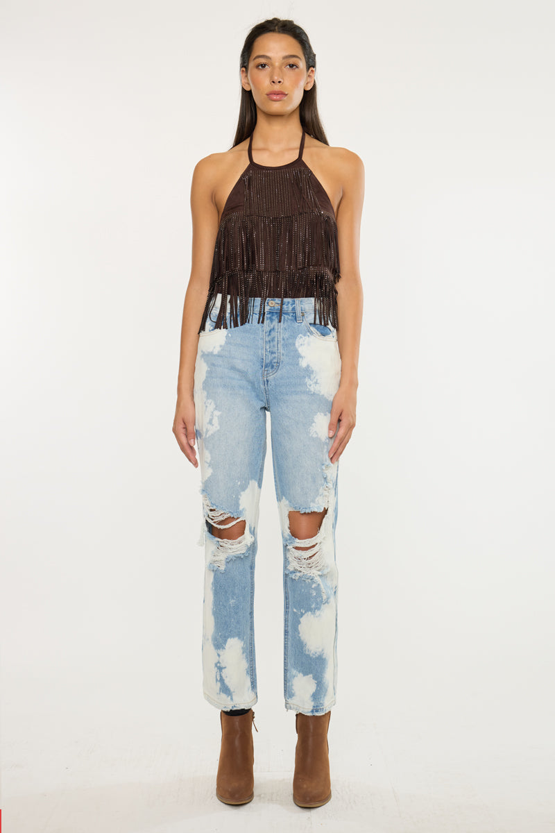 Moon High Rise 90's Boyfriend Jeans