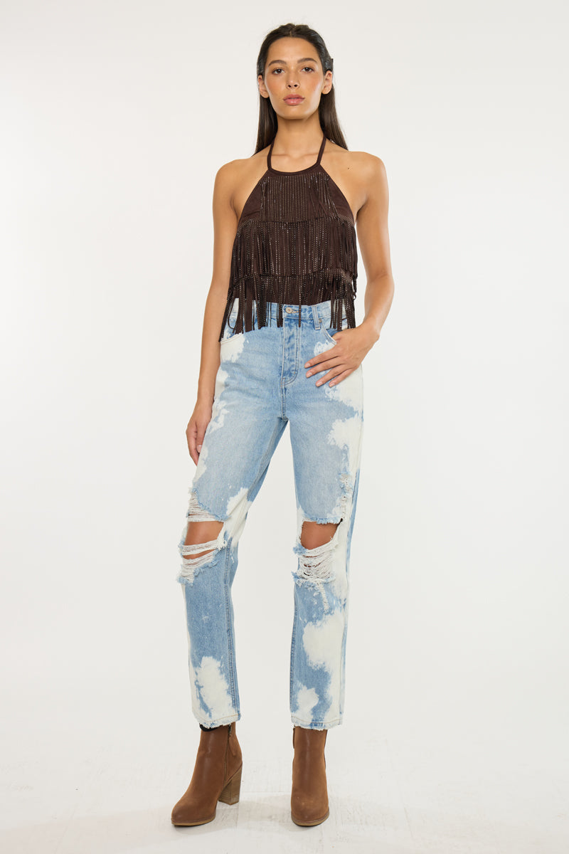 Moon High Rise 90's Boyfriend Jeans