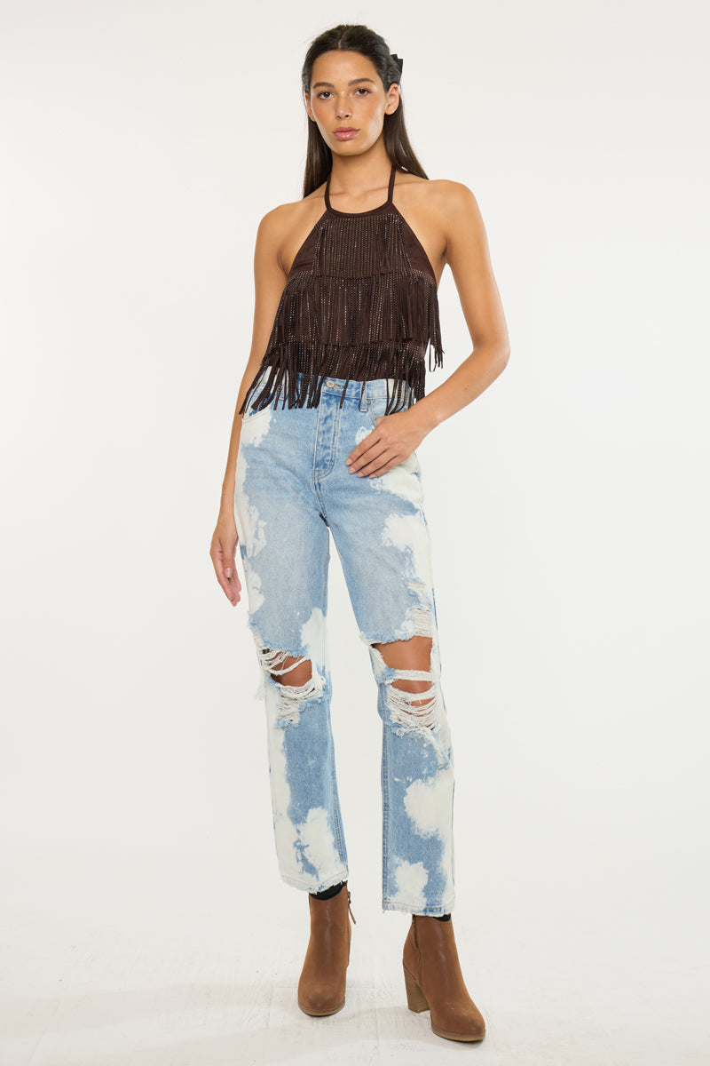 Moon High Rise 90's Boyfriend Jeans