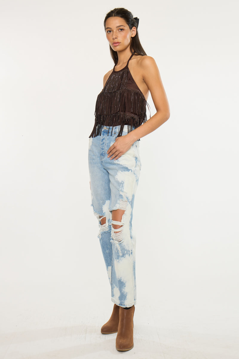 Moon High Rise 90's Boyfriend Jeans