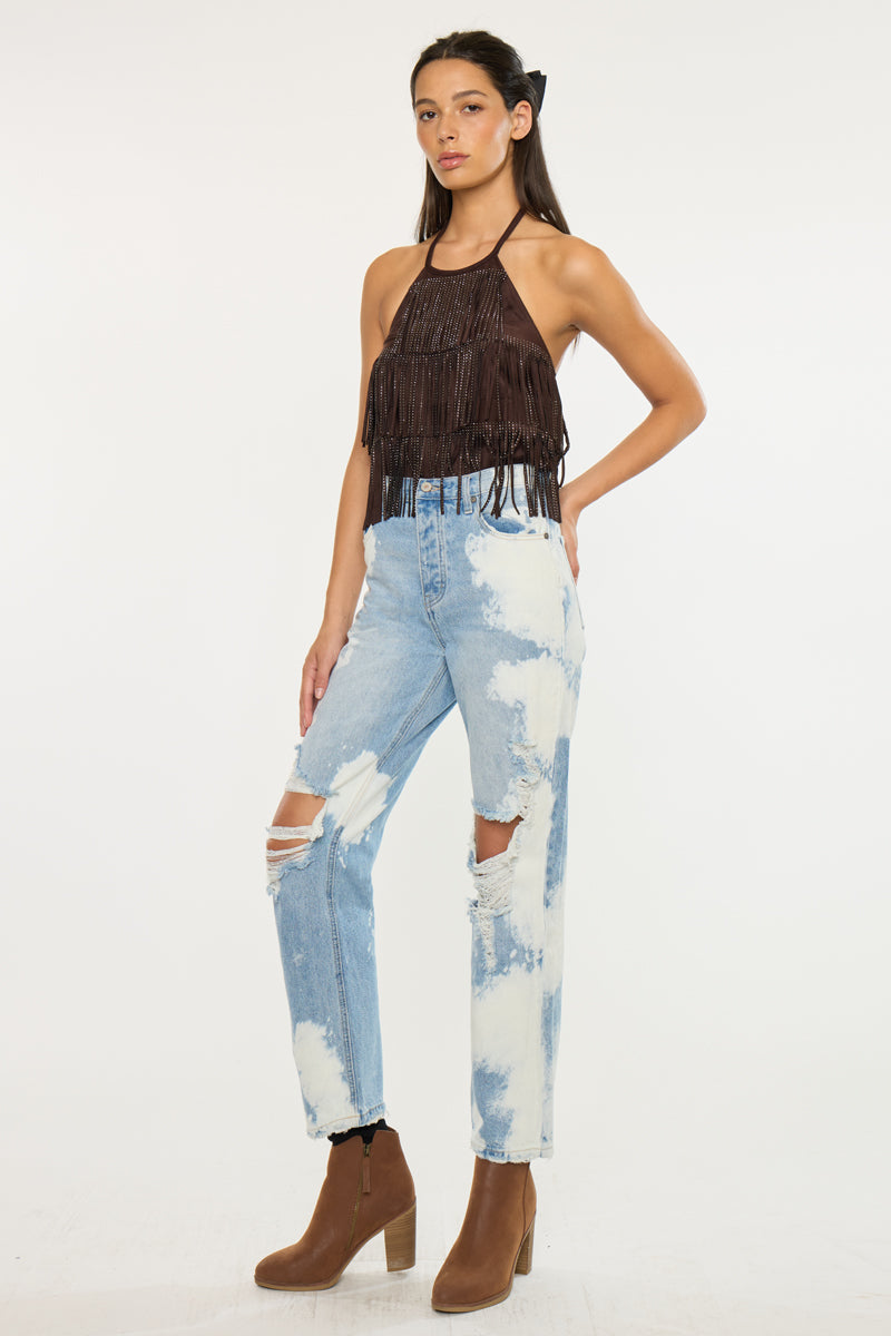 Moon High Rise 90's Boyfriend Jeans