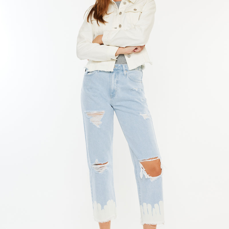 Harmony High Rise Straight Leg Jeans - Official Kancan USA