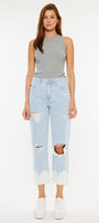 Harmony High Rise Straight Leg Jeans - Official Kancan USA