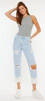 Harmony High Rise Straight Leg Jeans - Official Kancan USA
