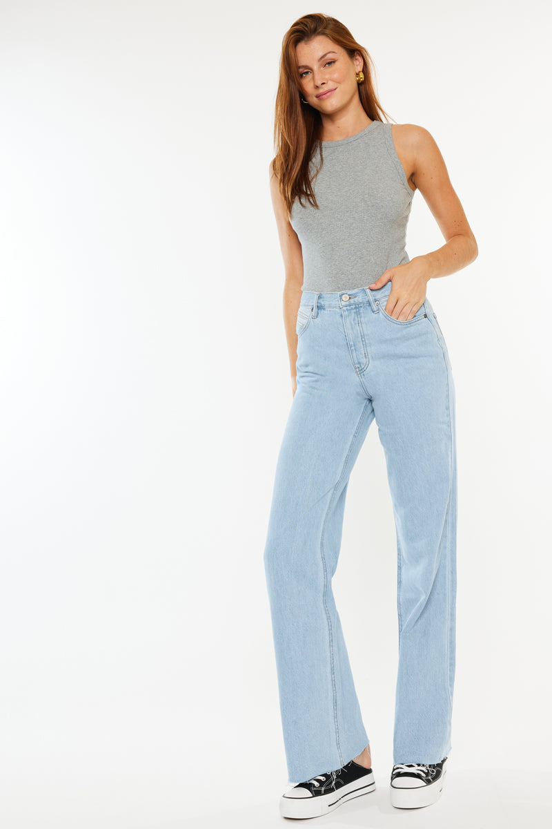 Brisa Ultra High Rise 90's Flare Jeans - Official Kancan USA