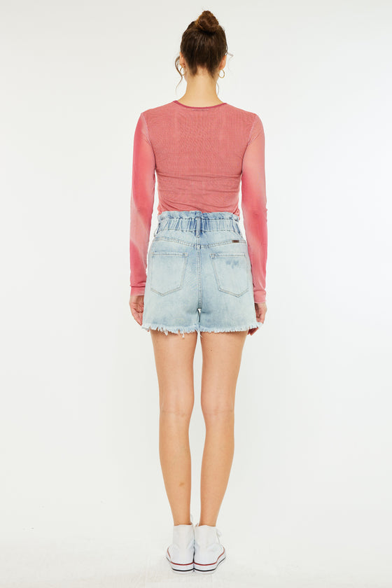 Daelyn Ultra High Rise PaperBag Shorts - Official Kancan USA