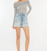Daelyn Ultra High Rise PaperBag Shorts - Official Kancan USA