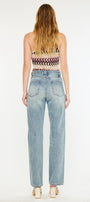 Karine Ultra High Rise 90's Straight Leg Jeans - Official Kancan USA