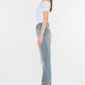 Karine Ultra High Rise 90's Straight Leg Jeans - Official Kancan USA
