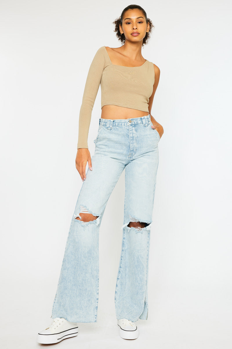 Gigi Ultra High Rise 90's Flare Jeans - Official Kancan USA