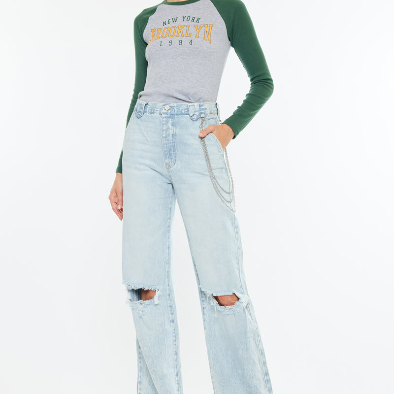 Gigi Ultra High Rise 90's Flare Jeans - Official Kancan USA