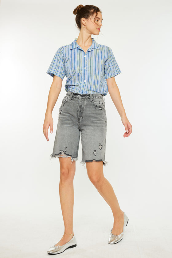 Theodora Ultra High Rise 90's Bermuda Shorts - Official Kancan USA