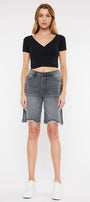 Clayton High Rise 90's Bermuda Shorts - Official Kancan USA