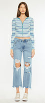 Rania High Rise Straight Leg Jeans - Official Kancan USA