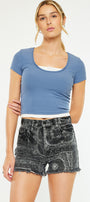 Whitney High Rise Shorts - Official Kancan USA