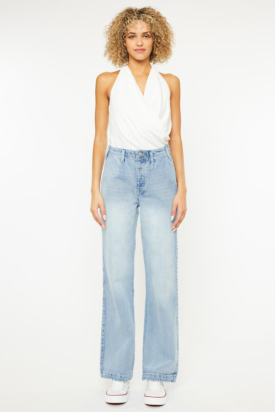 Sterling High Rise 90's Wide Leg Jeans - Official Kancan USA